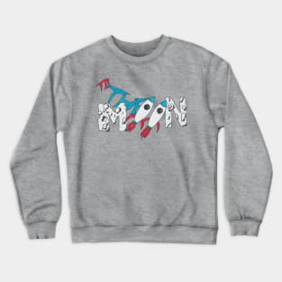 Wallstreetbets "to the moon" graphic Crewneck Sweatshirt